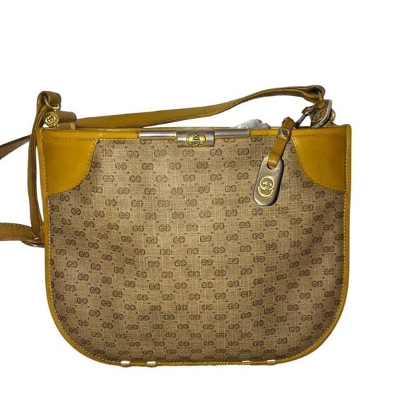 Gucci vintage cross body honey caramel handbag - Picture 11 of 16